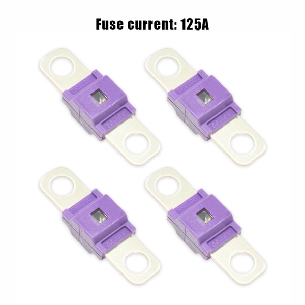 1/2/3/5 4 stycken plastisolator för högströmssäkring bred purple125A 8*4CM,4pcs 1 Pc