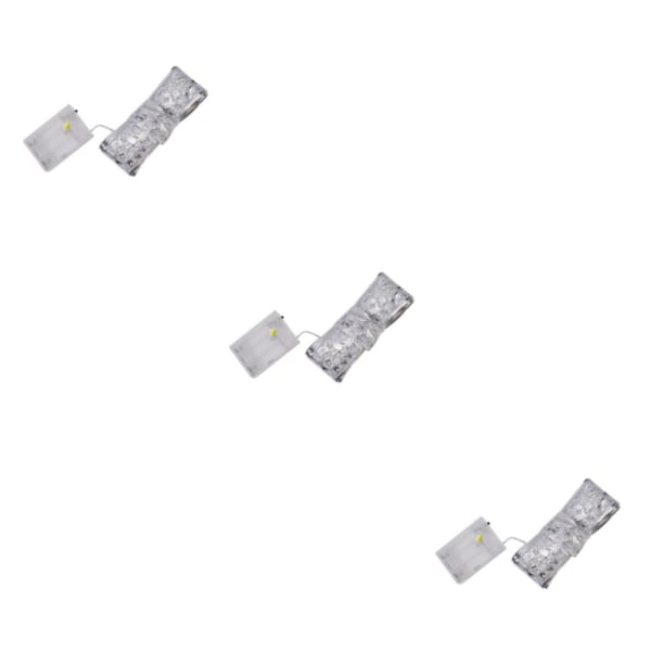 1/2/3/5 Christmas Tree Ribbon Lights Party Supplies För Silver tint 100 lights per 10 me 3Set