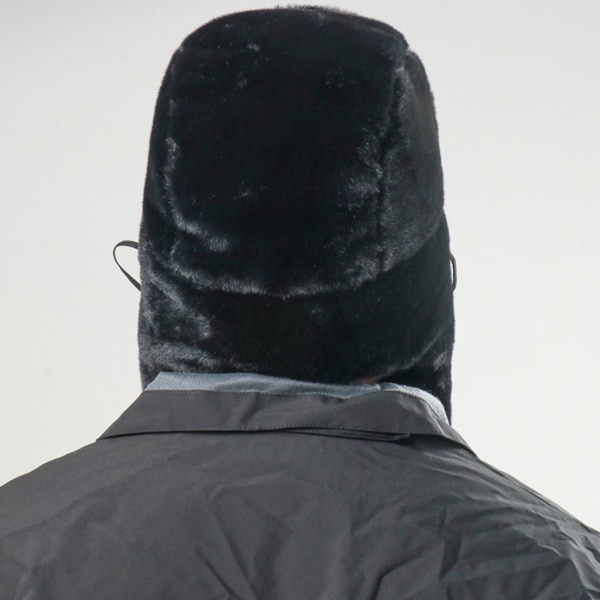 Multi-purpose MenWinter Thermal Bomber Hats för mjukt och varmt Grey 2 head Eagle