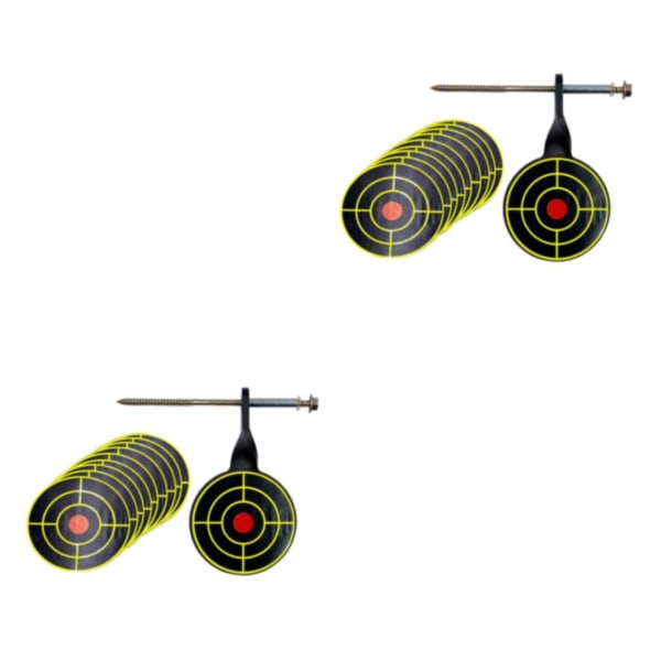 1/2/3/5 Metal Practice Target 5mm Tree Standing Target Rotary 2Set