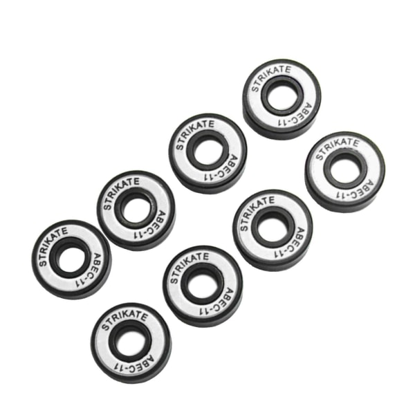 1/2/3/5 8st Skateboardlager 8mm Precision Storlek ABEC-11 för White 22mm 1Set