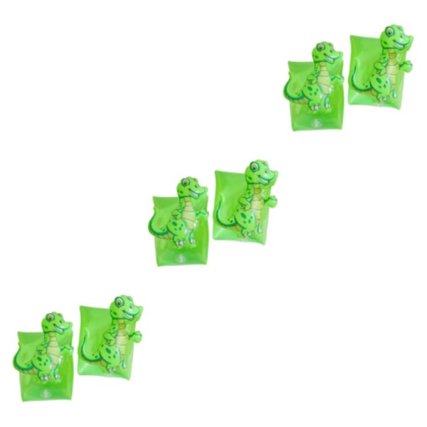 1/2/3/5 2x uppblåsbara armband för barn simärmar flyter Dinosaur 15x15x1cm 3Set