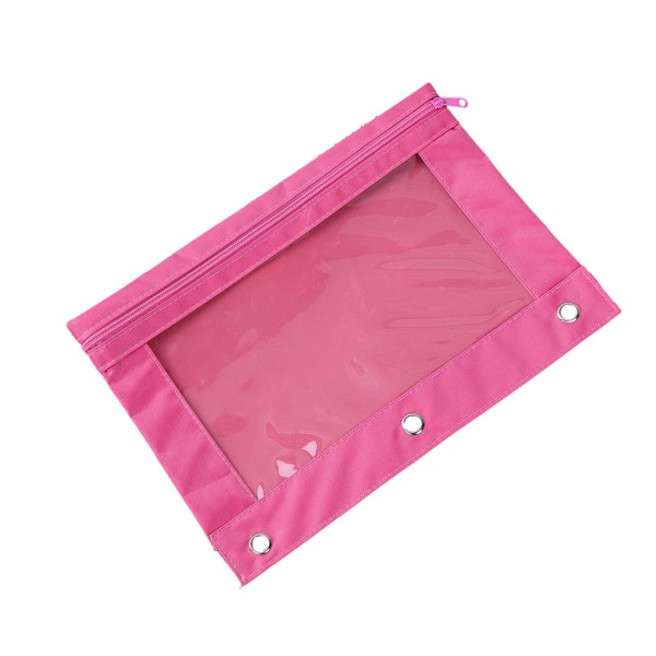 1/2/3/5 Bärbar dragkedja för förvaring av filer och dokument Pink 2Set
