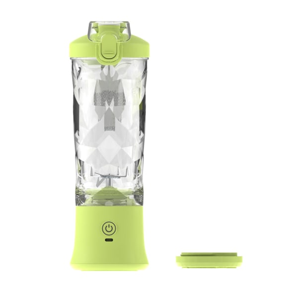 USB laddning Bärbar Juicer 600ml Multifunktionell med hög kapacitet yellow