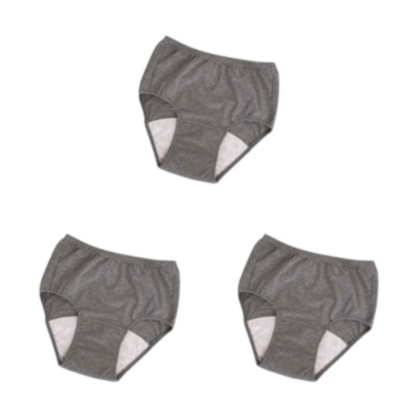 1/2/3/5 Herrblöja Tvättbar Bekväm Vattentät Återanvändbar Light Grey 3L 150CC 3Set