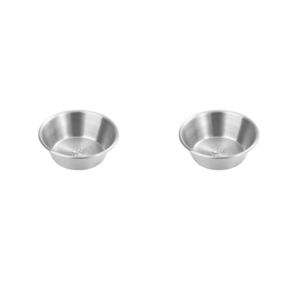 1/2/3/5 Rostfritt stål Kryddor såskopp Hållbar och lätt att 7cm（sanding） 2PCS