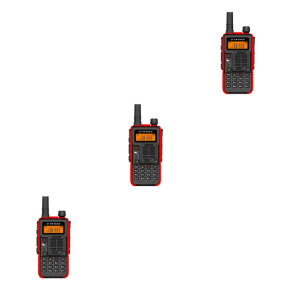 1/2/3 High Power -X5 Plus för säker och stabil kommunikation black red 3Set