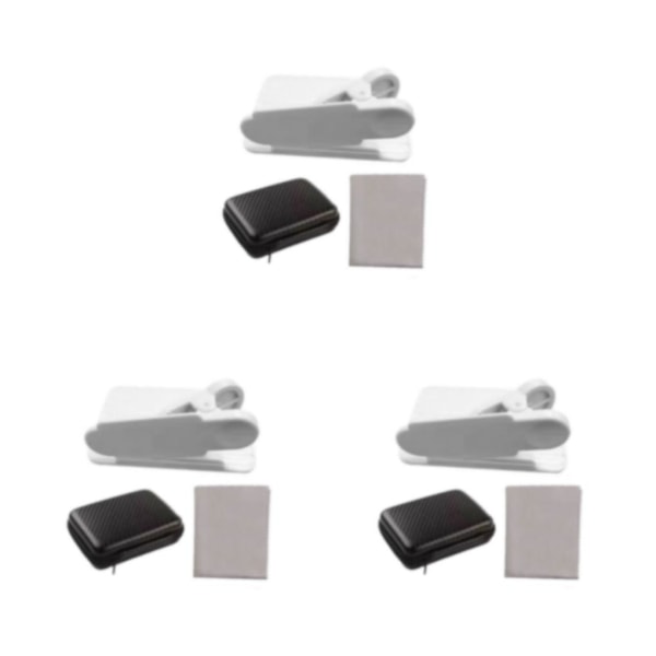 1/2/3/5 Telefon Spegel Reflektion Clip Bred Applicering Lätt att white 3PCS