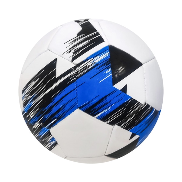 Officiell fotbollsboll i storlek 5 för match och träning Fotboll Mjuk White blue