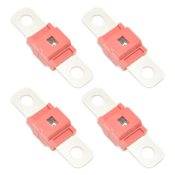 1/2/3/5 4 stycken plastisolator för högströmssäkring bred red80A 8*4CM,4pcs 1 Pc