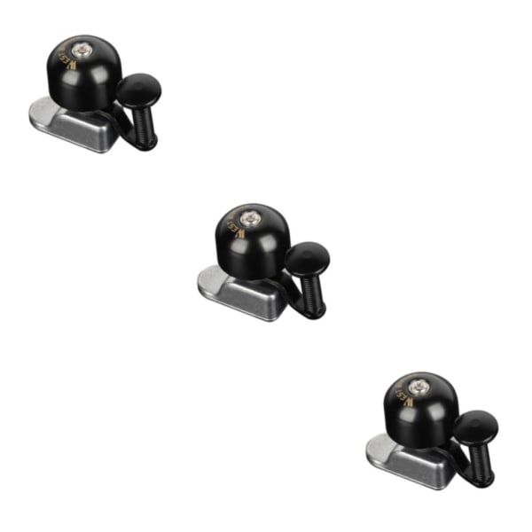 1/2/3 För Bicycle Ring Bell För MTB Bike Cycling Handlebar Black 3x2.3x3cm 3Set