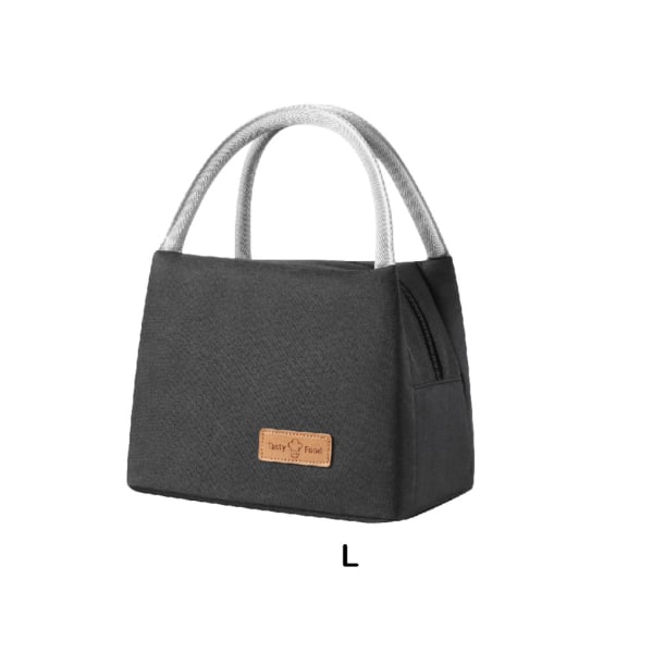 Stor kapacitet thermal för picknick och Bento påsar förvaring Large+Black