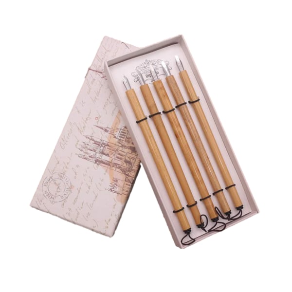 1/2/5 5x Luxury Feel Elegant Calligraphy Pen Set för Smooth Flat nib 5PCS