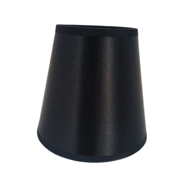 Enkel tyglampskärmsbyte Clip On Drum Lampskärm för Black 90 x 140 x 130mm