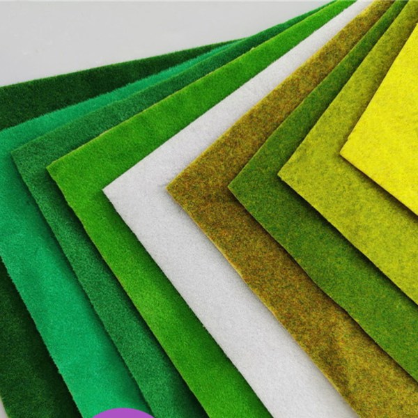 1/2/3/5 PVC Lågt underhåll konstgräs gräsmatta för realistisk 102 light green 1Set