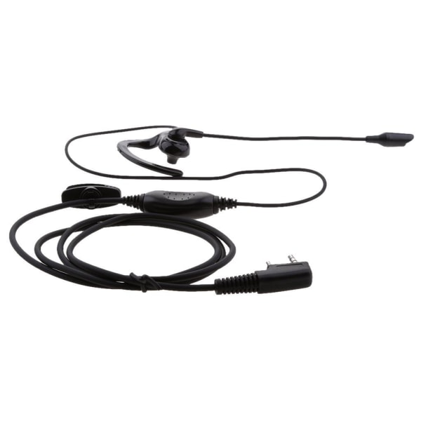 1/2/5 Ear Hook Earpiece Headset med PTT & Mic för För Kenwood 1Set