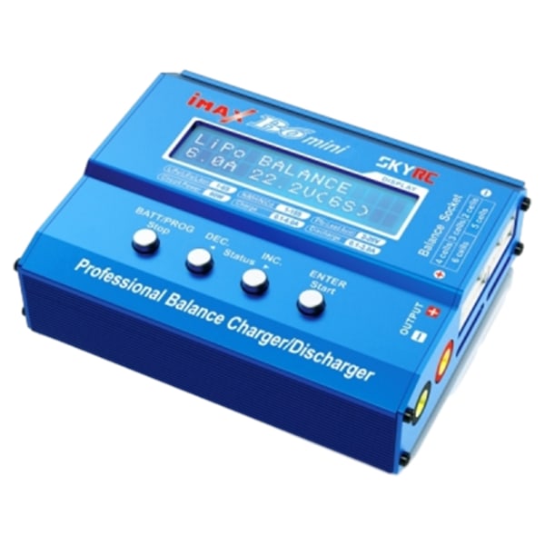 Blå SkyRC B6 miniladdare Battery Management Solution Balans