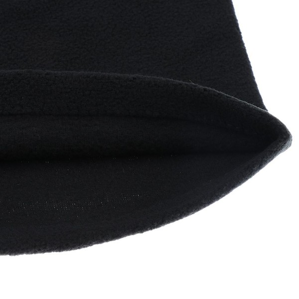 3 i 1 Snood Fleece Scarf Balaclava Neck Warmer Beanie Hat Black