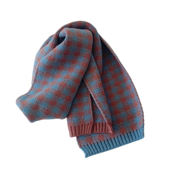 Ullmode barnscarf varm färg High-end finsömmar Blue