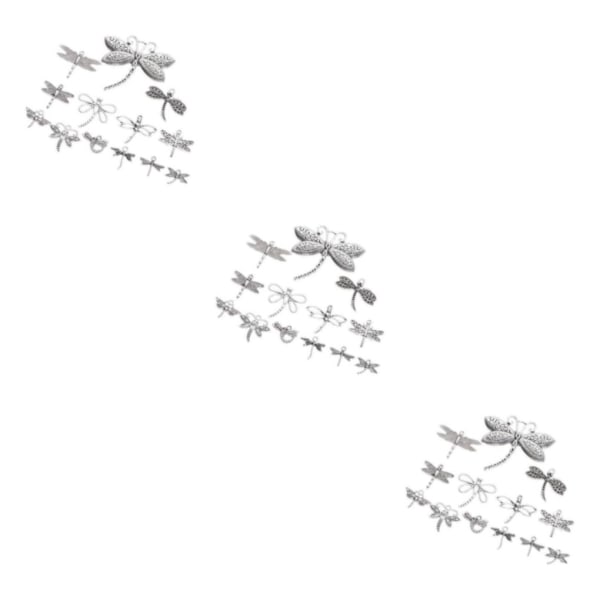 1/3/5 13st Tibet Silver Dragonfly För Charms Hängen Smycken 3Set