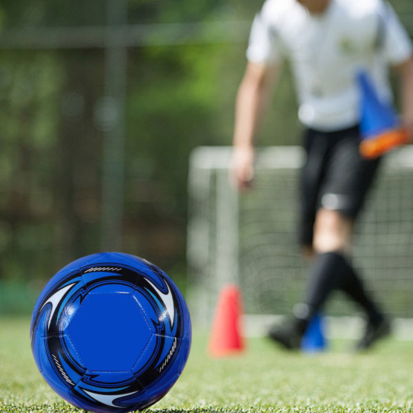 Fotboll Träning Fotboll PU Läder Vattentät Konkurrenskraftig Blue