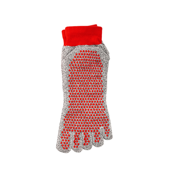 1/2/3/5 Ergonomiska 5-tå skärtåliga strumpor för utomhusbruk Gray red red binding 1Set