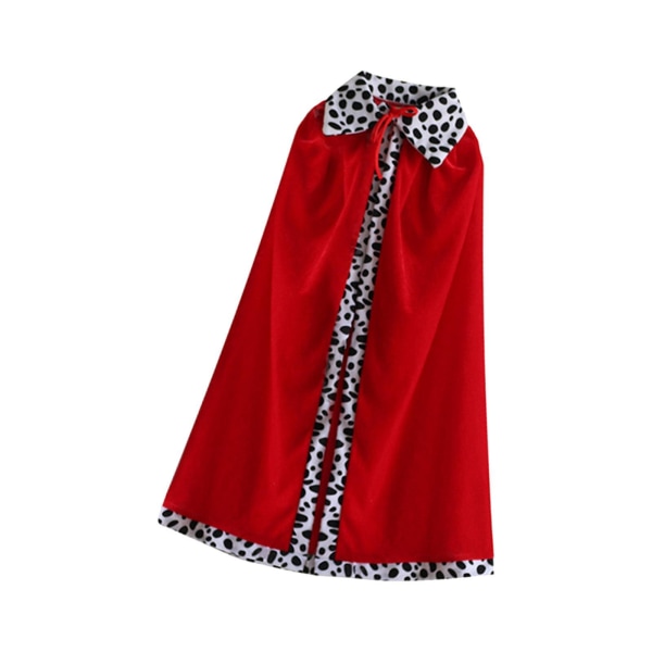 1/2 King Cape King Robe Cloak Kostymtillbehör för maskerad 130cm for Adults 1Set