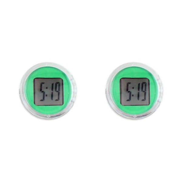 1/2/3/5 Vattentät Digital Display Clock Watch - Snygg och green 2PCS