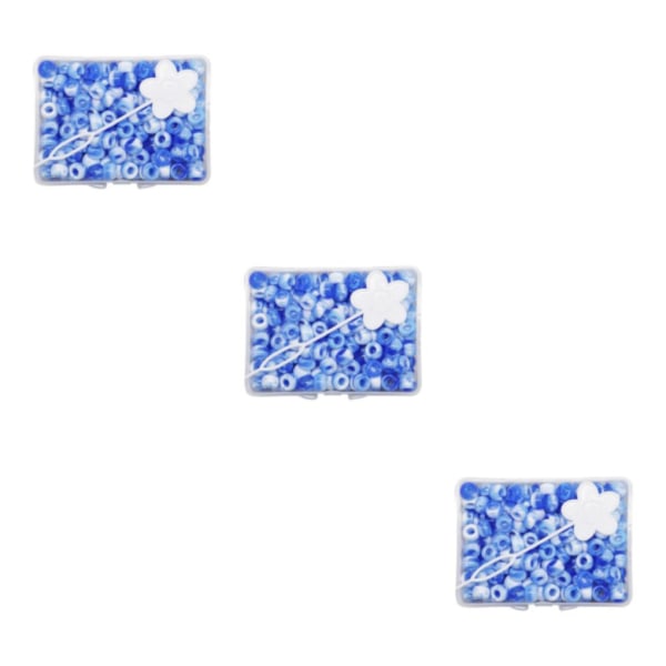 1/2/3/5 210 st 5 mm Candy Color Dreadlock Beads Muddar Hårfläta Blue 8 x 5mm 3Set