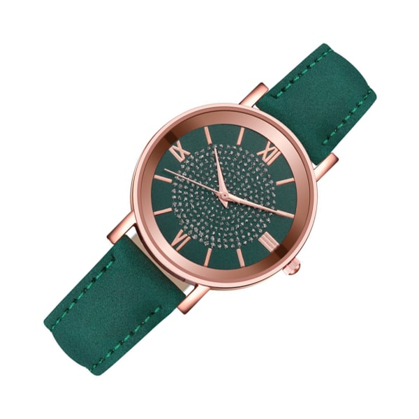 1/2/3/5 Dammode Rhinestones Watch Exakt och elegant green 1Set