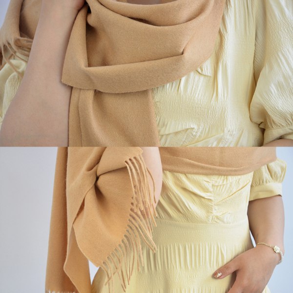 1/2/3 unisex halsduk med fransar Varm och mysig tubscarf för vermeil 1Set