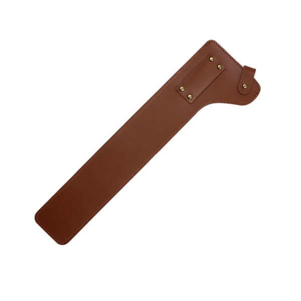 PU-läderkoltång Case Lätt och bärbar brown