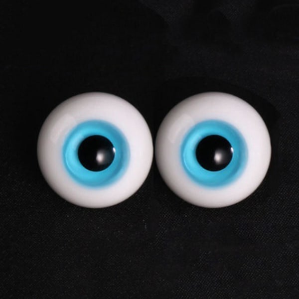 1/2/3/5 2x Doll Eyes Wiggle Eyes för Halloween rekvisita Skulptur Light Blue diameter 6mm 1Set