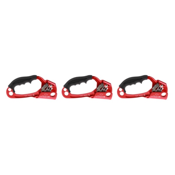 1/2/3/5 Utomhussport Bergsklättring Hand Ascender Device För Red Left Hand 22x8.6cm 3Set