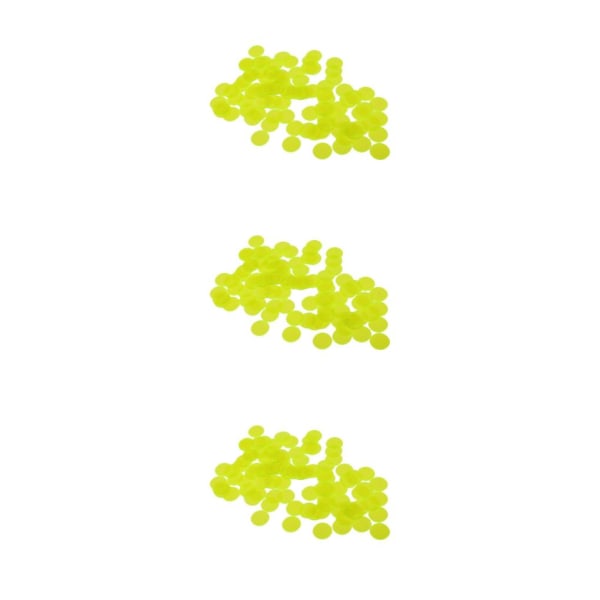 1/2/3/5 Professionellt bingospel Transparent färgräknare Yellow 1.5x1.5cm 3Set