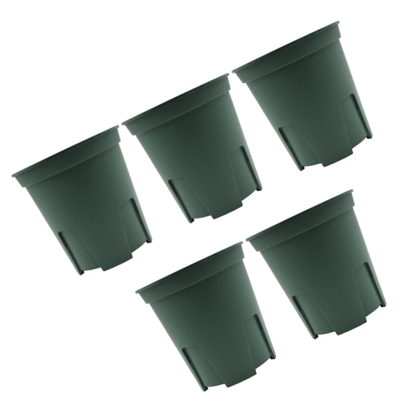 5 st/ set Stabil och tålig blomkruka i plast med dränering Single pot 150：15*15cm
