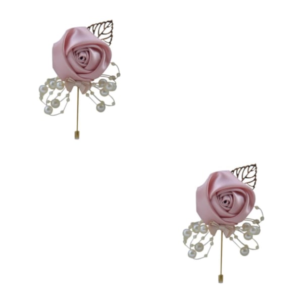 1/2/3/5 Lyxiga bröllopsbroschnålar Chic och eleganta tillbehör gold 2Set