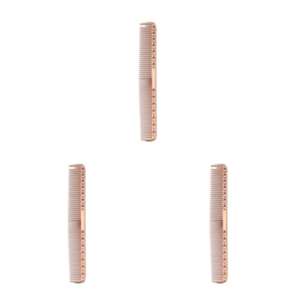 1/2/3/5 Frisörkammar Lätt och starkt exakt hår s909(S):rose pink 3PCS