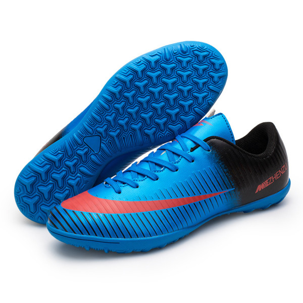 2 delar gummifotbollssko Bärbara sportfotbollsskor Blue Size 40