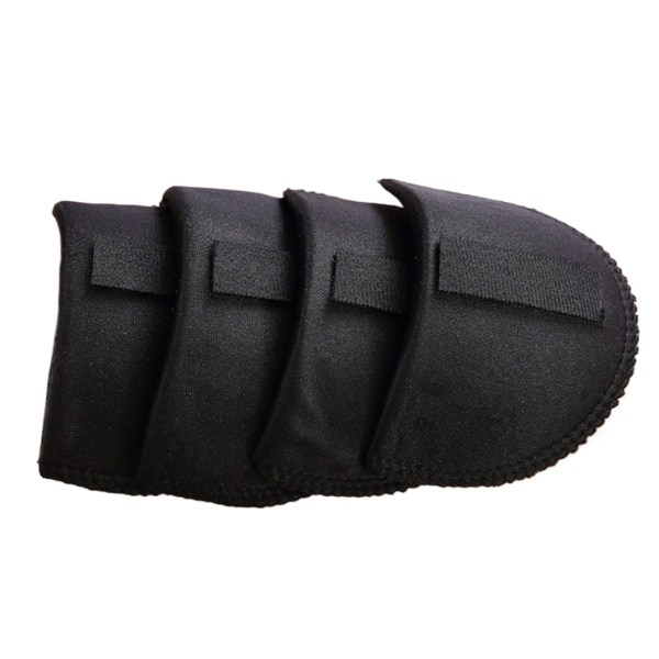 4x bekväma set med svamp för lätta kläder Black
