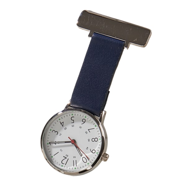 Fashionabla watch för sjuksköterskor exakt tidskontroll Watch Leather Blue