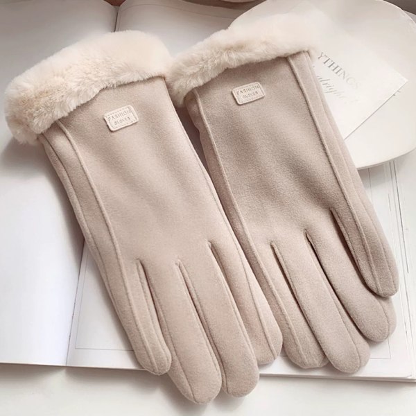 Kvinnor Vintervarma handskar med pekskärm Håll dig varm och Pink