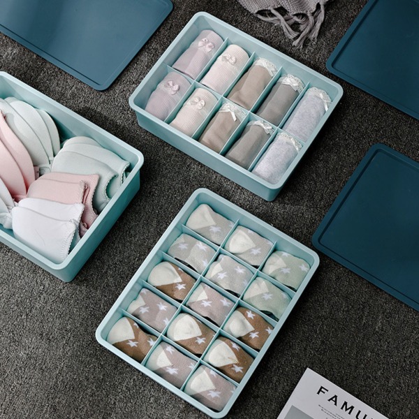 Plast mångsidig organizer för olika applikationer Grey 【10 Cells】