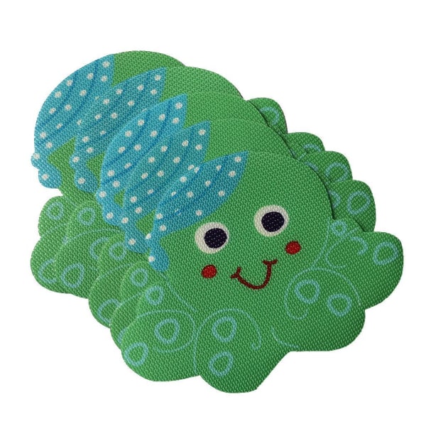 1/2/3/5 5st Badkar Non För Slip Safety Treads Sticker Octopus 140X140mm 1Set