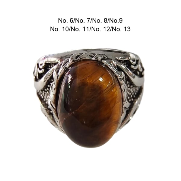 Legering Retro Handgjord Turkisk Ring För Män Utmärkt 925 Sterling Size 12