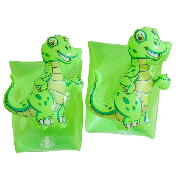 1/2/3/5 2x uppblåsbara armband för barn simärmar flyter Dinosaur 15x15x1cm 1Set