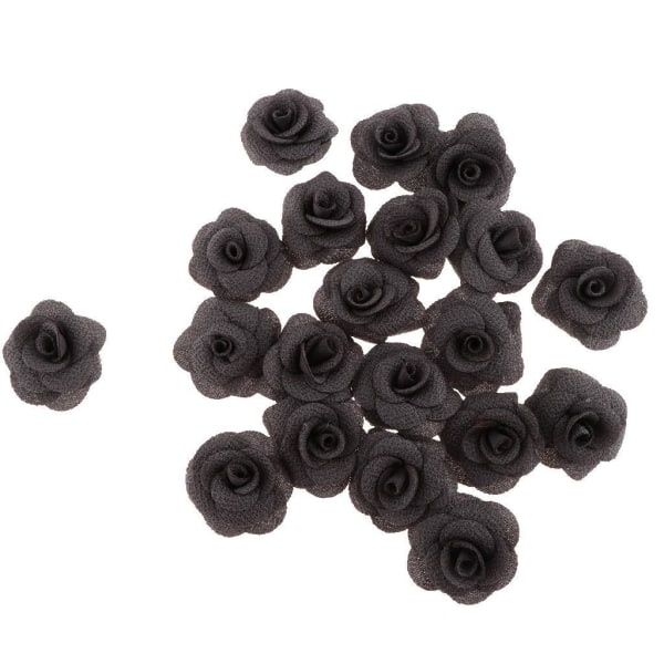 1/3/5 20 stycken Silk Rose Flower Head Bud DIY Craft Bröllop Gray 4cm 1Set