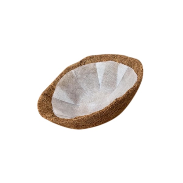 1/2 hängande korg Non-woven Coco Liner Planter Inserts Plantering Brown 20cm 2Set