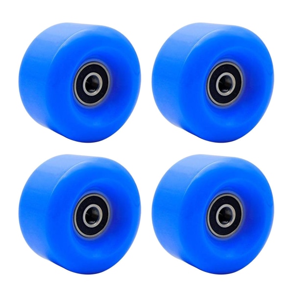 1/2/3 Inline Skate Wheel PU Slitstarka 58 mm 82A hjul Blue 58x58x32mm 2Set