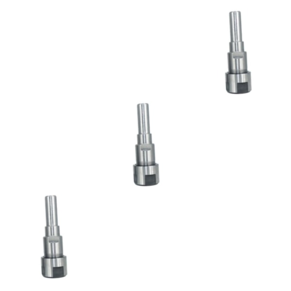 1/2/3/5 Diameter Shank Router Collet Extension För Chuck Hållare Silver 12mm 3Set